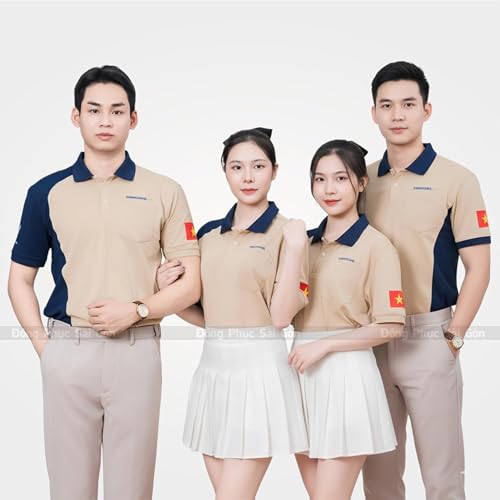 Áo Thun Đồng Phục Công Ty Zinrooms Phối Màu Navy Và Be cover art