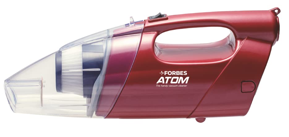 Eureka Forbes Atom Vacuum Cleaner With 600 Watts Powerful Suction || Compact & Lightweight , Red
