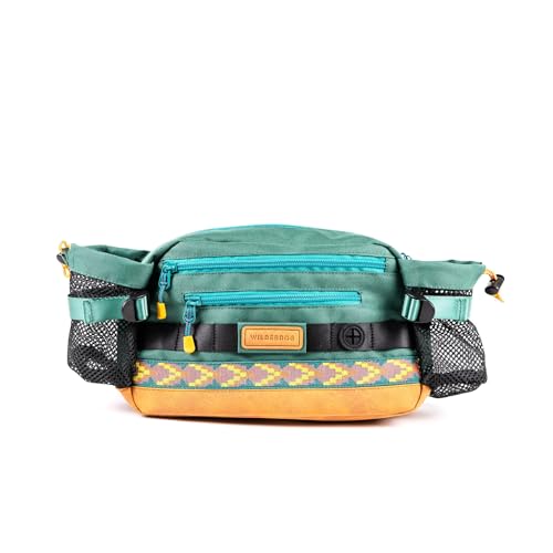 Wilderdog Mega Hip Pack with 3-Liter Capacity, Two Mesh Water Bottle Pockets, Interior Key Loops,...