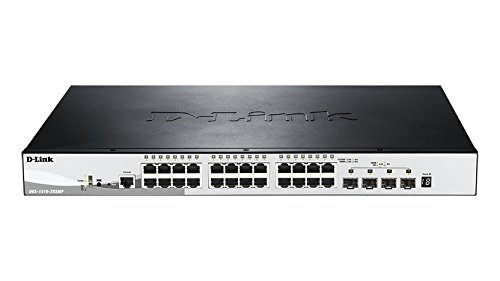 D-Link DGS-1510-28XMP Switch Smart Managed Gigabit per Stack da 28 Porte di cui 24 PoE e 4 10G SFP+