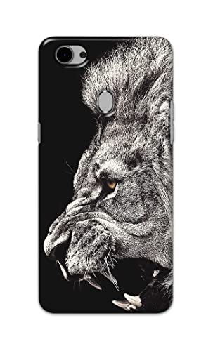 Image of Roaring Lion Hard Back Case Cover for Oppo F7 Back Cover -(J5) VNS2225