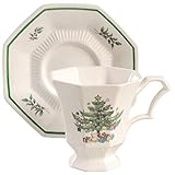 Nikko Christmastime Footed Cup & Saucer Set