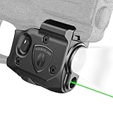 WARRIORLAND Pistol Light Laser Combo Fits Taurus G2C /G3C / G3/ PT111 G2 / PT140 G2, Compact 150-Lumen Trigger & Rail Mounted Tactical Weapon Light, Green Laser & White LED Flashlight, SLL-101G