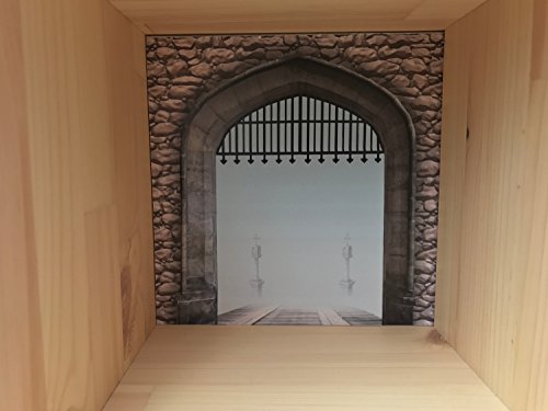 Ritterburg Aufkleber | PHF04 | passend für das Puppenhaus FLISAT von IKEA (Puppenhaus nicht inklusive) | STIKKIPIX – Bild 5