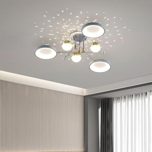 Éclairage de luxe grand anneau LED pour grand séjour