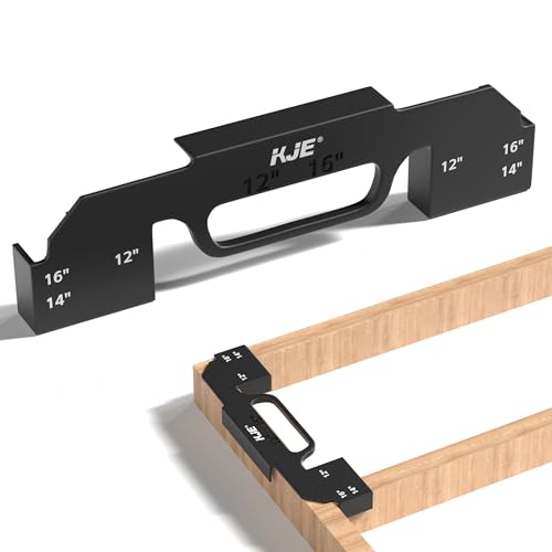 KJE 3 in 1 Framing Tool 12 14 16 On-Center Stud Spacer Framing Tool Cast Aluminum Stud Layout Jig for Walls Roofs Floors Ladders Altitude Craft Tool