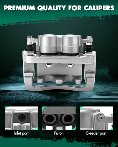 Image of SCITOO Front Rear(Left+Right) Brake Calipers With Bracket 18-B5022 18-B5023 18B4921 18B4920 Compatible For Ford For F-250 Super Duty 2005-2007 For Ford For F-350 Super Duty 2005-2007