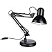 Produktbild Schramm Retro Schreibtischlampe in schwarz aus Metall mit Gelenkarm Arbeitslampe ohne Glühbirne Bürolampe Lampe Lampen