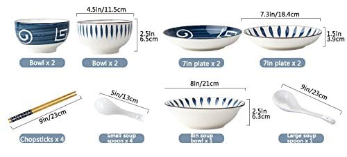 Tischgeschirr-Set, Geschirr-Set, Keramik-Geschirr-Set, Geschirr-Sets, Porzellan-Schüsseln und Teller-Sets 18-teilig, Teller/Schüssel/Löffel-Geschirr-K
