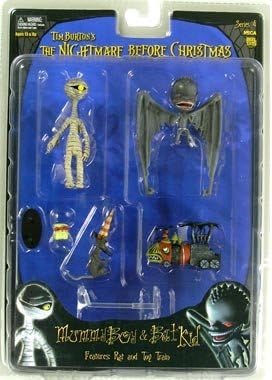 Nightmare Before Christmas Series 4 Mummy Boy & Bat Kid Action Figure