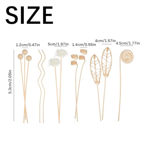 120 palos difusores de aromas variados para el hogar miniatura 4