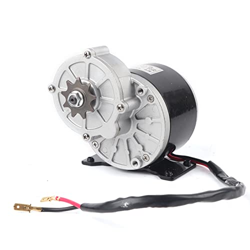 Chrees Silnik elektryczny 12 V 250 W z 9-zębową zębatką, szczotkowane silniki prądu stałego, reduktory biegów do skutera E Bike Scooter
