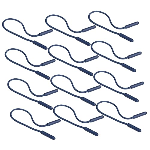 Beatifufu Pcs Plastic Zipper Pulls Strong Zipper Fixers for Backpacks Suitcases Bags More Dark