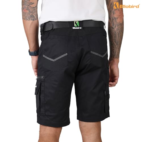 Ellobird Work Shorts for Men Construction Workwear(Black Knight38) - image 2