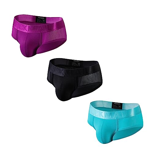 Calzoncillos transpirables de hombre JOCKMAIL pack de 3 bóxers elásticos para gimnasio