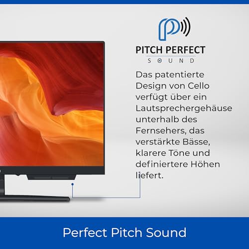 Cello C1924WSF 12V 19 Zoll-Smart-Fernseher ohne Rahmen mit integriertem DVD-Player, ultraschnellem WebOS, Pitch Perfect-Lautsprechern, Bluetooth Kleiner Fernseher für Wohnmobile – Bild 3