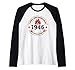 I Grill E Fumo Carne Dal 1946 76 Anni 76° Compleanno Maglia con Maniche Raglan