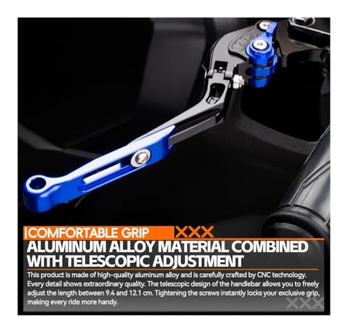 Leviers d'embrayage XMAX Tech Max accessoires motorisation pliables 2017-2022 - 5