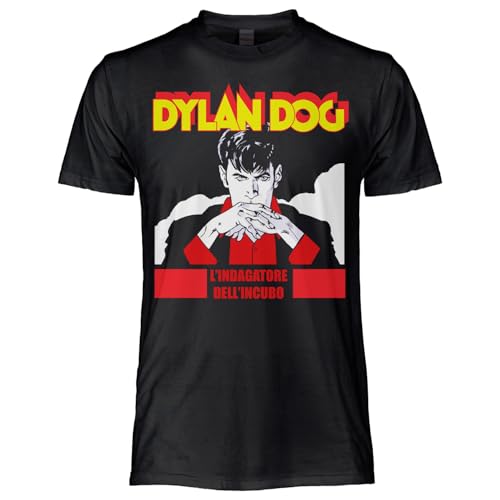 T-shirt Dylan Dog en coton haut de gamme coupe régulière adulte