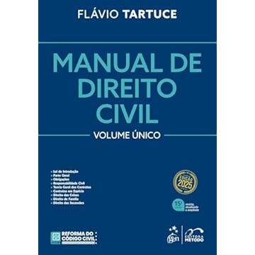 Capa do livro Manual de Direito Civil - Vol. Único - 15ª Edição 2025