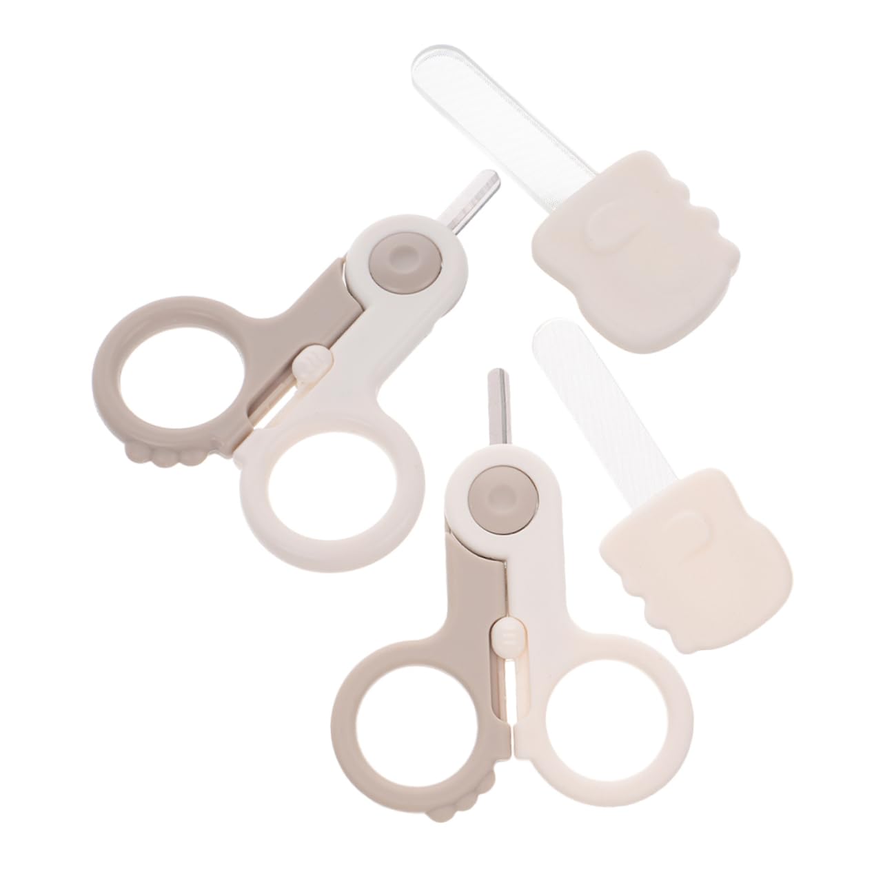 Hohopeti Infant Nail Clippers Set Toddler Nail Trimmer Safety Scissor for Newborns Boys and Girls