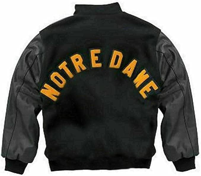 Irish Bomber Jacket | Rudy NOTRE DAME Jacket | Notre Dame Letterman Jacket Rudy | notre dame jacket men2
