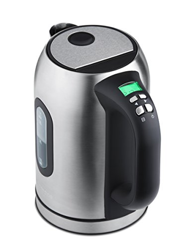 Kenmore 30428 Electric Tea Kettle with Digital Display in Stainless Steel