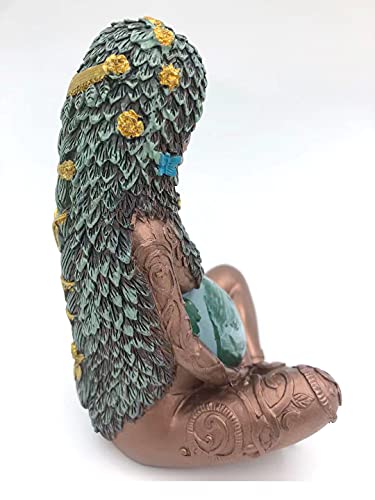 Resin Art Statue, Earth Mother Goddess Statue ，Figurines Home ，Nature Mother Moana Goddess Te Fiti, Mother's Day Gift & Home Decor, Hand Painted Art Statue. Living Room & Room Bedroom & Zen Decor (L) #TOP1