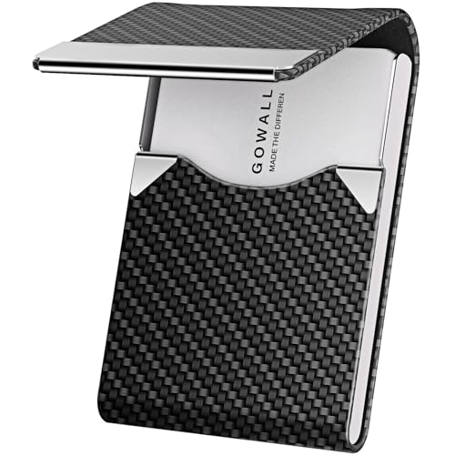 GOWALL Black Carbon RFID Card Holder