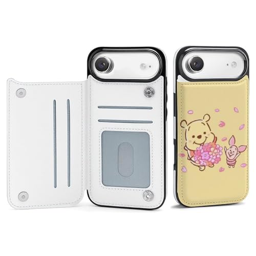 手帳型 くまのプーさん 対応 iPhone 17 Air ケース カード収納 スマホケース 財布型 携帯ケース 軽量 全面保護 スタンド機能 誕生日 プレゼント