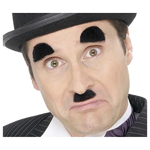 Inconnu Smiffy's Adult Charlie Chaplin Kit - Black - One Size