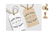  Sello BODA personalizado.Tinta incluida.