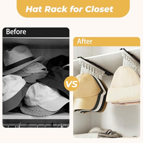 50% de descuento en organizador de gorras sin taladros, paquete de 2 - Image 6