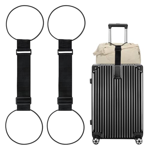 2 Pack Adjustable Luggage Straps