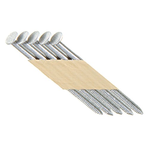 Paper Tape Collated Offset Round Head 30 Degree Framing Nails 304 Stainless Steel - 1000 Count Box (3-1/4