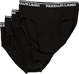 Polo Ralph Lauren 4-Pack Low Rise Brief Black/Grey MD