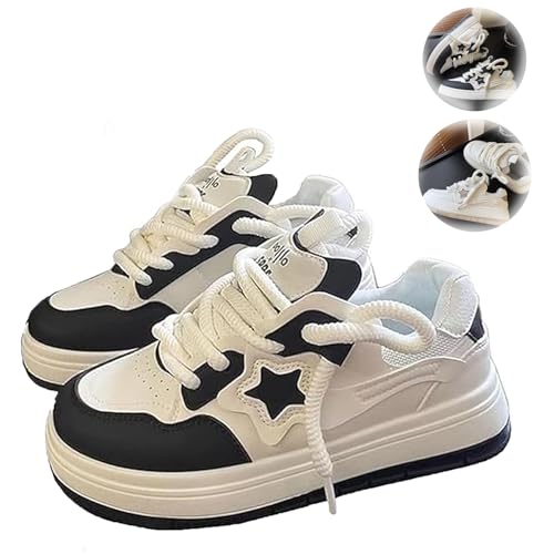 Genérico Star Shoes Mujeres, Zapatillas Cute Chunky Comfort Insol...