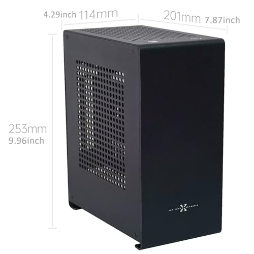 Petit boîtier de jeu en aluminium A1P pour PC de salon discret - 2