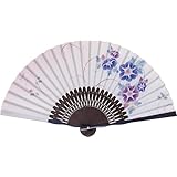 [和物屋] 扇子 レディース クレマチス 鉄線 京都 扇子の山二 (A)