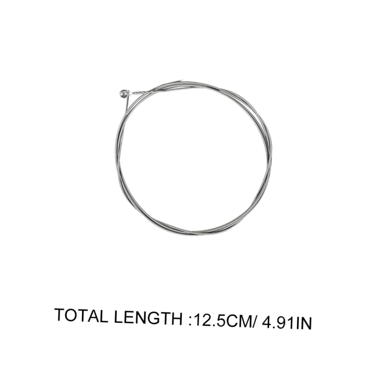 Toyvian 5pezzi Corde per Basso Elettrico in Lega Corde di Ricambio per Strumenti Musicali Avvolte in Metallo Adatte Bassi