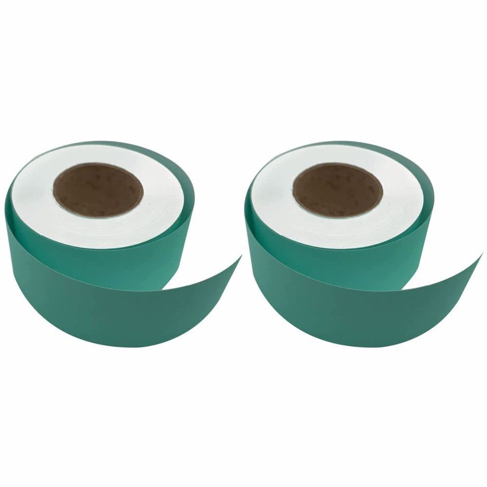 3 Ace Crafts (Pack of 2) Straight Edge Poster Paper Border Roll- (48mm x 50 Meters)- (Peppermint) School/Office, Classroom Decoration, Fade Resistant Paper, Black Board Border Display Rolls โ image 1