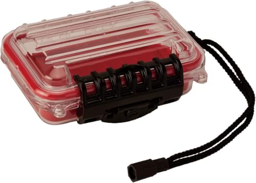 Image of Plano Guide Series 3400 Style Polycarbonate Field Box Red /Clear, One Size (Pack of 6)