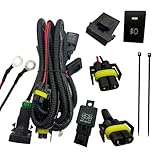 OTORAM互換 トヨタ・日産・スズキ・ダイハツ 汎用 フォグランプ リレーハーネスキット H8/H11/H16 LED/HID対応 スイッチサイズ21x32mm 後付けセット [並行輸入品]