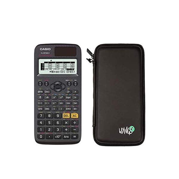 Casio ClassWiz FX-87DE X + Schutztasche von calcuso + erweiterte Garantie von calcuso