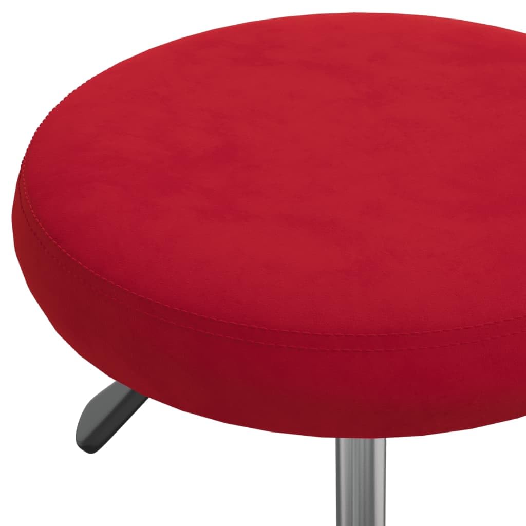 Generico Sgabello da Massaggio in Velluto Rosso Vino,Salute e Bellezza,Cura della Persona,Massaggi e Relax,Poltrone da Massaggio,Rosso,3.95 kg,3085744