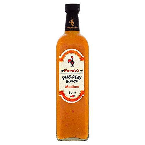 de Nando Peri-Peri salsa Medio 1 Litro (Pack de 6 x 1ltr)
