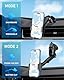 Hoppac Handyhalterung Auto, Ultrastarker Saugnapf Handyhalter Kfz für Armaturenbrett Windschutzscheibe, 360° Drehung EIN-Knopf-Entriegelung Phone Holder Car für Smartphone iPhone Max Android 4-7