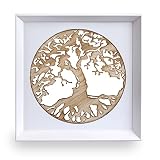 arbol de madera blanca crucigrama Fácil de usar: Está bien empaquetado y es fácil de montar. El cuadro lleva un sistema de para colgar en la pared muy fácil de instalar. Y ya está listo para asombrar decoración de habitación juvenil, decoración paredes, salón decoración, adornos para salón modernos