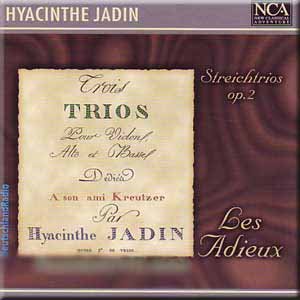 Jadin Hyacinthe - Streichtrios op. 2
