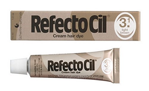 RefectoCil RefectoCil Eyelash & Eyebrow Tint Color, 3.1 Light Brown 0.5 oz